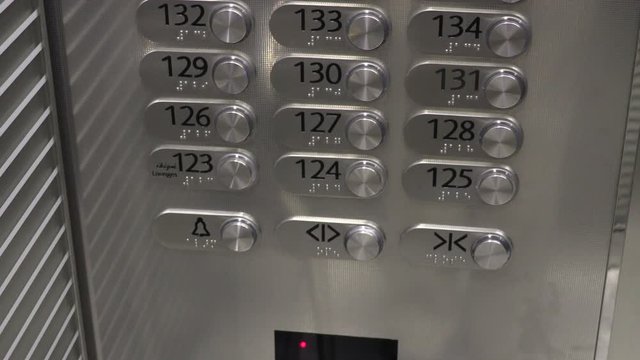 Burj Khalifa Elevator Buttons