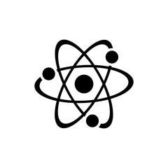 Science atom symbol icon vector EPS 10 illustration