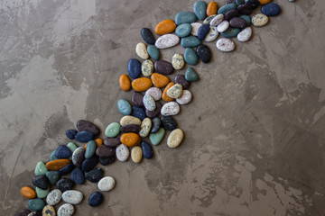 Stone shape chocolate texture background.