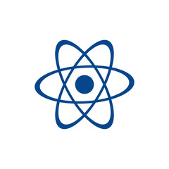 Science atom symbol icon vector EPS 10 illustration