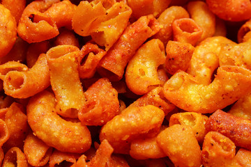 Fried Macaroni Background