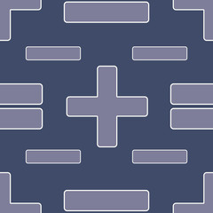 Fototapeta premium Vector illustration of math symbols.