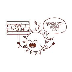 radiant sun kawaii isolated icon