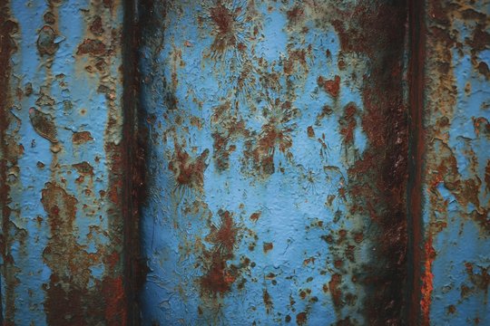 Blue Rusted Metal Texture - Perfect to use as overlays or elements to greate a worn effect in your designs.