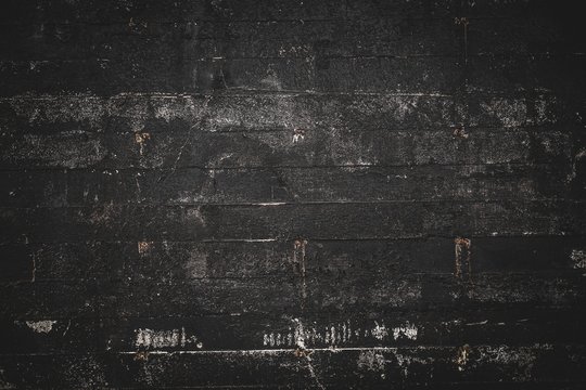Grunge Black Wall Texture.
