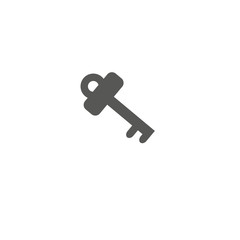 Key Icon in trendy flat style isolated on grey background. Key symbol for your web site design, logo, app, UI. Vector illustration,