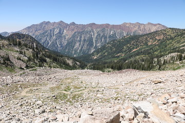White Pine Lake Trail in Little Cottonwood Canyon, Alta, Utah