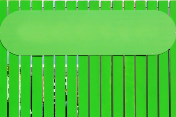 Texture wall green with vertical wooden boards