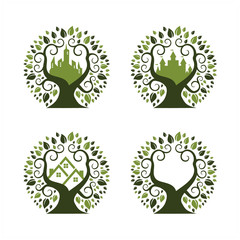 City Park Logo Set of 4 ver. 02