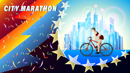 City Bicycle marathon.
