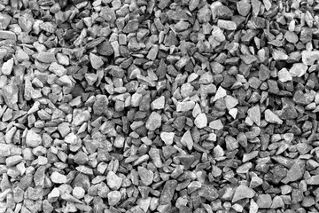 black and white rock texture background close up