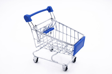 shopping cart isolated on white background