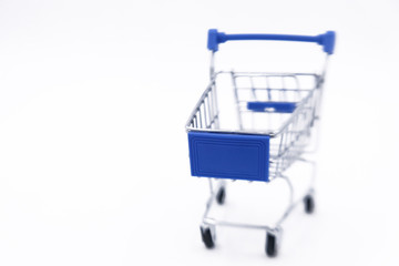 shopping cart isolated on white background