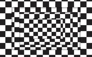 Fototapeta premium black and white floor abstract background