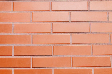 Red brick wall background.