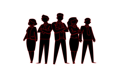 group of business people