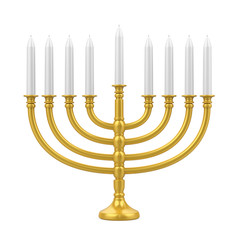 Hanukkah Menorah Isolated
