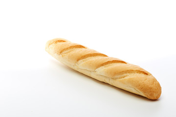 bread on a white background