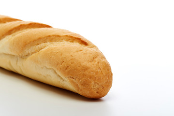 bread on a white background