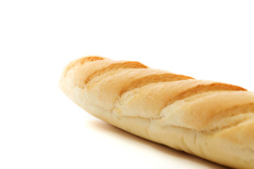 bread on a white background