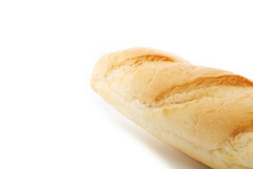 bread on a white background