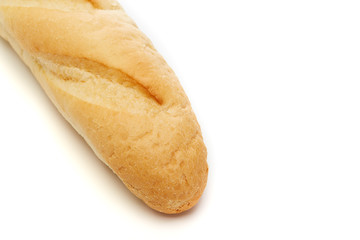 bread on a white background