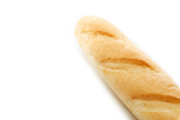 bread on a white background