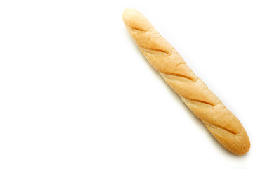 bread on a white background
