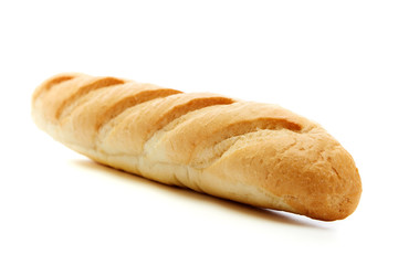 bread on a white background