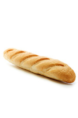 bread on a white background