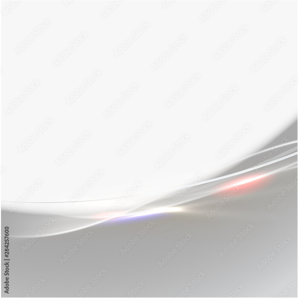 Poster abstract shiny background with curve line and flow and space' text for corporate business or tech id
