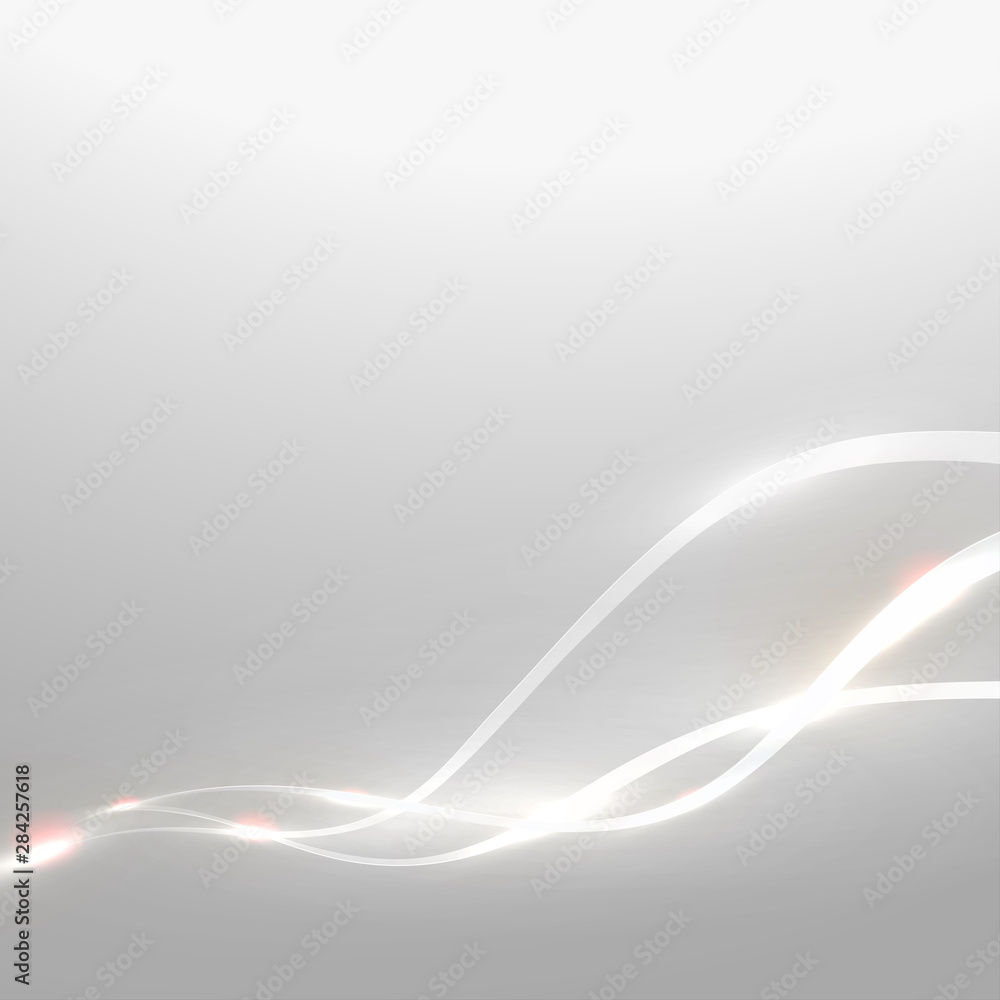 Poster abstract shiny curve line and flow background for corporate business or tech identity design, online