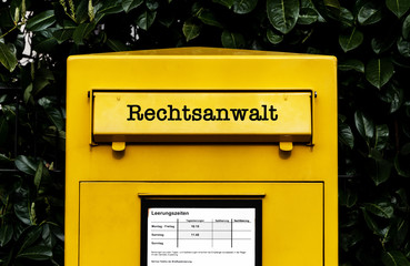 Rechtsanwalt Briefkasten
