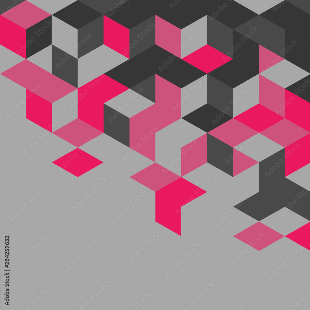 Poster abstract colorful retro geometric modern template for business or technology presentation and space 