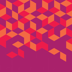 Abstract colorful retro geometric modern template for business or technology presentation and space for your text or subject, vector illustration