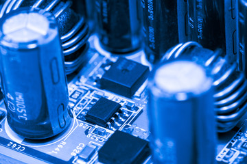 Abstract,close up of Mainboard Electronic computer background. (logic board,cpu motherboard,Main...