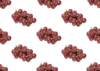 Purple grape photographic pattern or background, Top view with light.