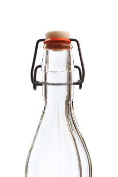 isolated decagonal bottle with swing top - Image