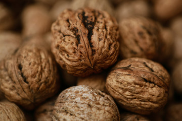 beautiful fresh texture walnuts