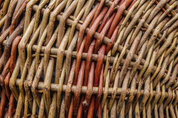 wicker basket background