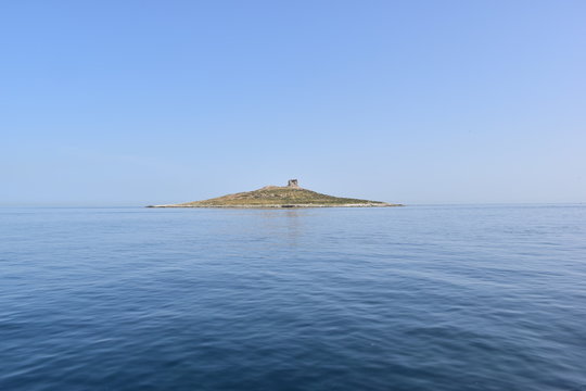 isola del comune di Isola delle Femmine, Palermo. Detto anche isola di fuori, Sicilia