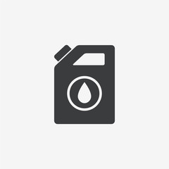 Oil Can Flat Vector Icon