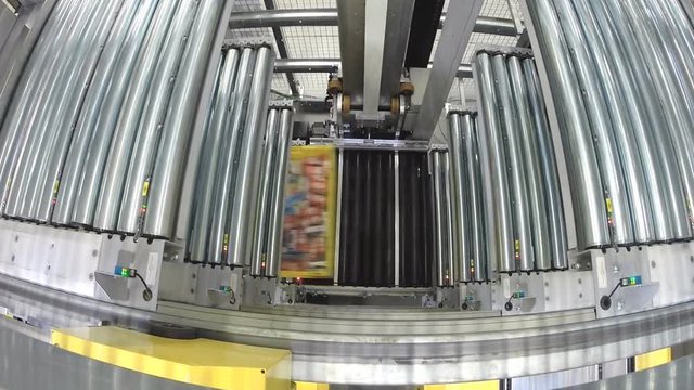 automatic sorting of products in stock