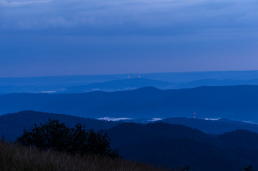 Wschód słońca Bieszczady 