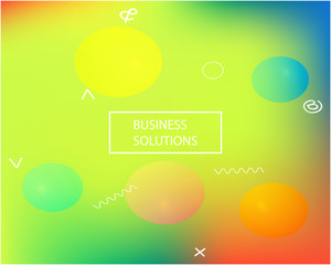 Smooth gradient mesh background.