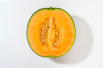 マスクメロン　Summer food cold musk melon