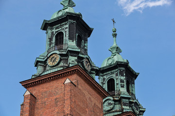 Fototapeta na wymiar Cathedral in Gniezno in Poland