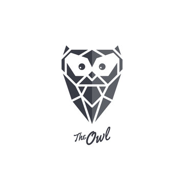 owl logo sign icon symbol bird vector art
