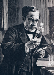 Louis Pasteur - Illustration from 1894 - 284282402
