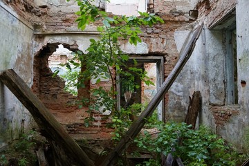 Innenaufnahme des Herrenhauses in Lupokhinka in der Oblast Leningrad bei Sankt Petersburg